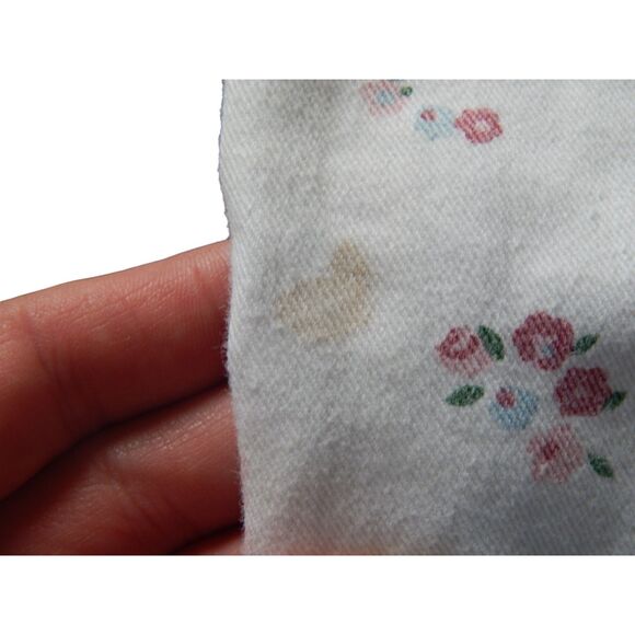 EXTRA BLUES women's size 1 vintage floral denim skirt & XS crop top tank set - Picture 16 of 16